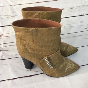 See by Chloe gold boots shoes